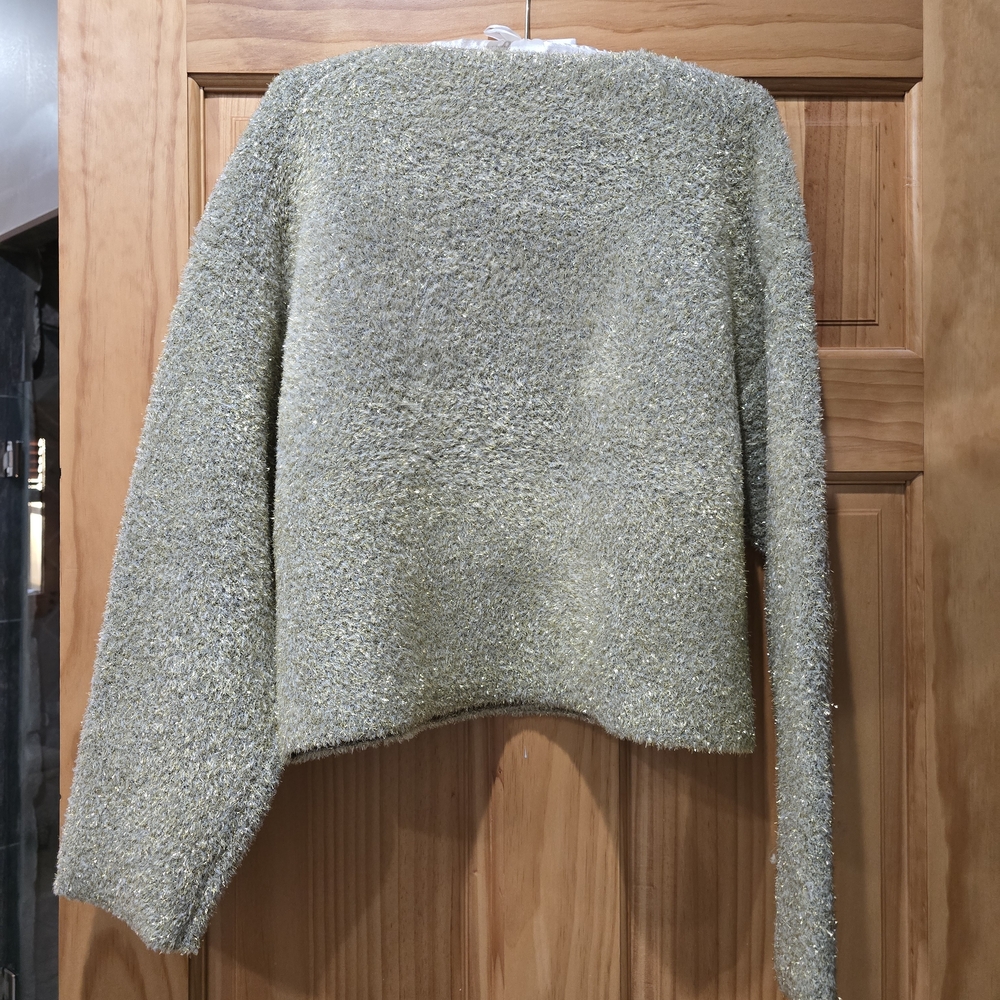 J. Crew Gold Textured Blazer - Picture 2 of 6